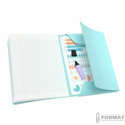 Zeszyt A4 60k w kratkę Oxford PP easybook pastel 2