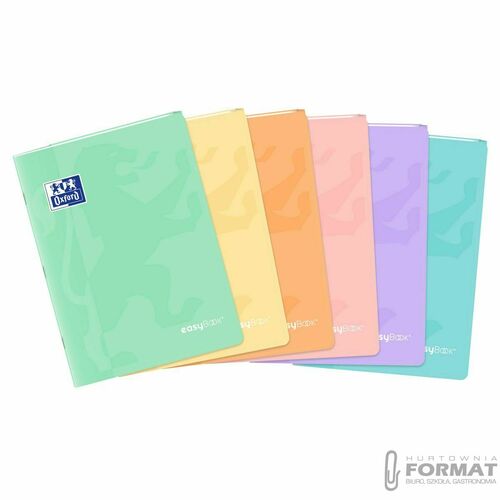 Zeszyt A4 60k w kratkę Oxford PP easybook pastel 5