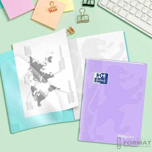 Zeszyt A4 60k w kratkę Oxford PP easybook pastel 12