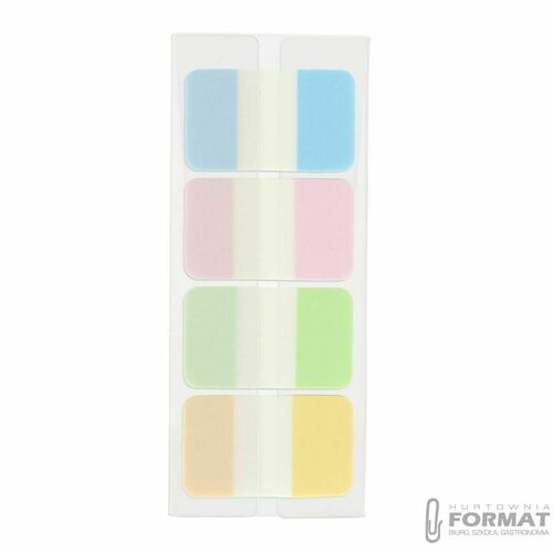 Zakładki indeksujące Strigo pastelowe 45x25mmx8 bloczki 5905658810214 100k [mm:] 45x25 (SSN018) 4