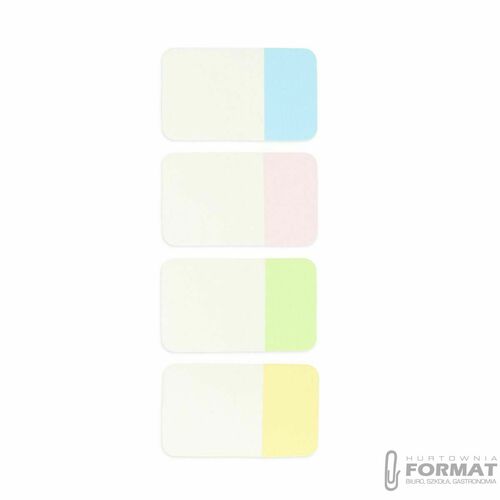 Zakładki indeksujące Strigo pastelowe 45x25mmx8 bloczki 5905658810214 100k [mm:] 45x25 (SSN018) 5