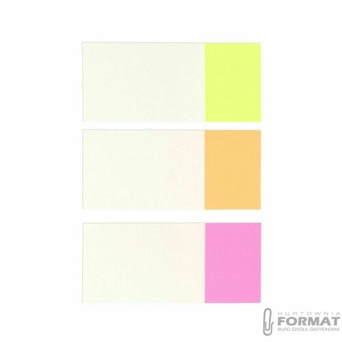Zakładki indeksujące Strigo z linijką 12x45mmx 3 kol 5905658810238 60k [mm:] 12x45 (SSN020) 5