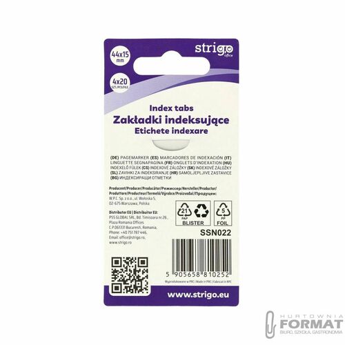 Zakładki indeksujące Strigo kotki 44x15mm 5905658810252 (SSN022) 3