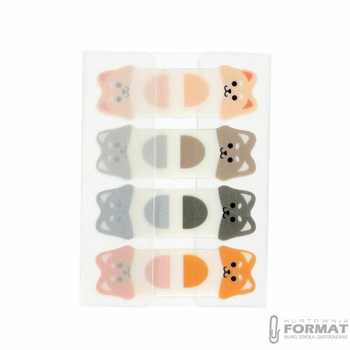 Zakładki indeksujące Strigo pieski 44x15mm x4bl 5905658810269 80k [mm:] 44x15 (SSN023) 4
