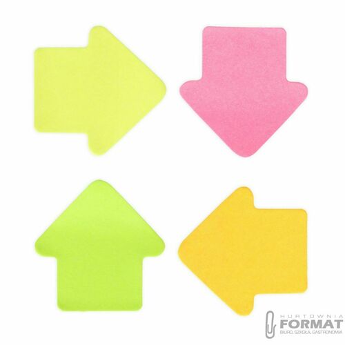 Notes samoprzylepny Strigo strzałki 4kol 4x20 mix 80k [mm:] 35x35 (SSN034) 4