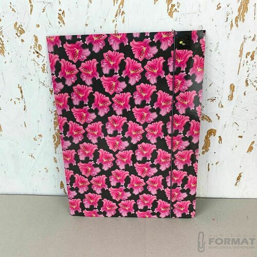Teczka A4 z gumką Flowers TFLA4 3