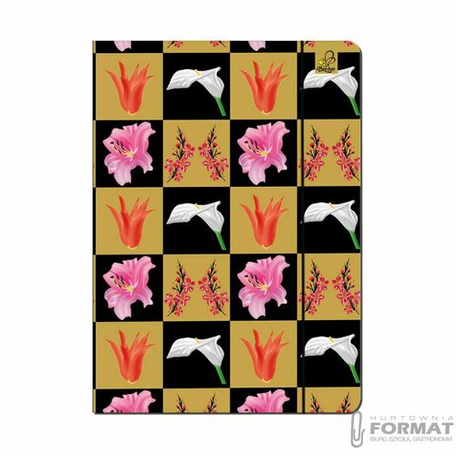 Teczka A4 z gumką Flowers TFLA4 8
