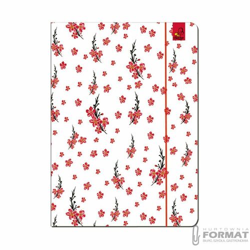 Teczka A4 z gumką Flowers TFLA4 9