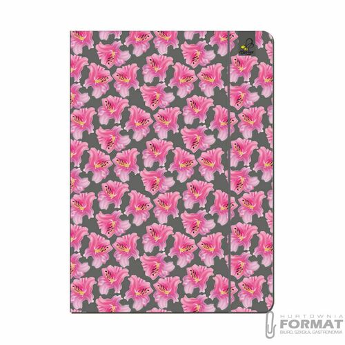 Teczka A4 z gumką Flowers TFLA4 10