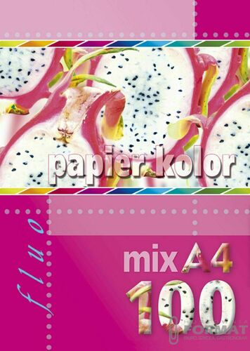 PAPIER KSERO MIX FLUO KRESKA A100 3