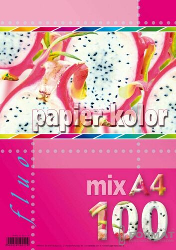 PAPIER KSERO MIX FLUO KRESKA A100 4