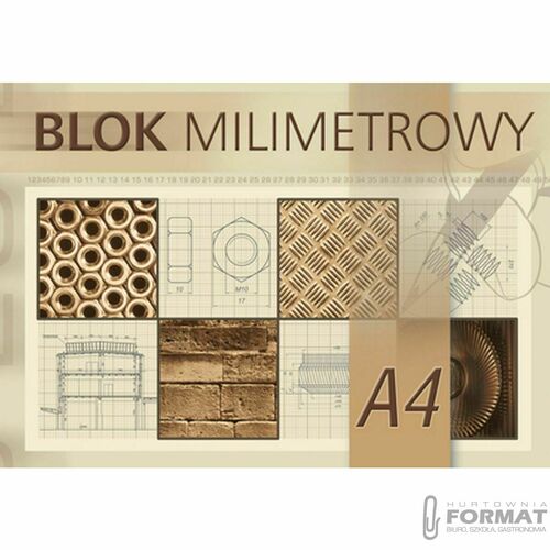 Kreska Blok milimetrowy A4 20 kartek 2