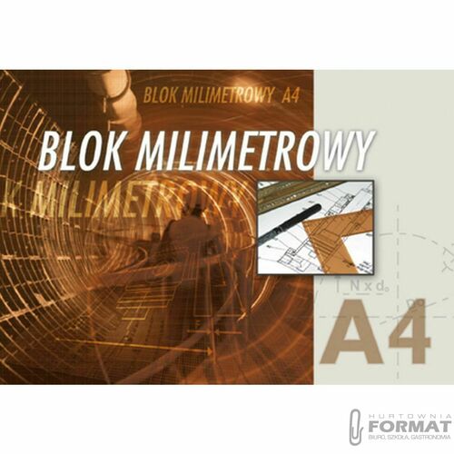 Kreska Blok milimetrowy A4 20 kartek 3