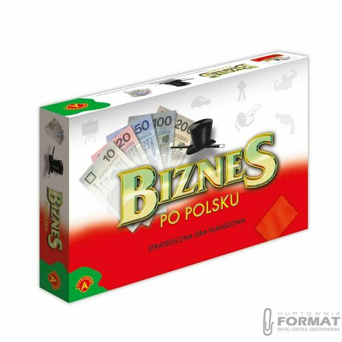 BIZNES PO POLSKU DUŻY GRA PLANSZOWA ALEXANDER 2