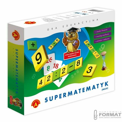 Alexander Sowa Mądra Głowa - Supermatematyk Maxi 3