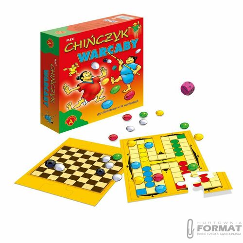 Gra planszowa Alexander Chińczyk - Warcaby Maxi 3