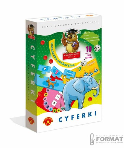 GRA CYFERKI UKŁADANKA EDUKACYJNA ALEKSANDER 2