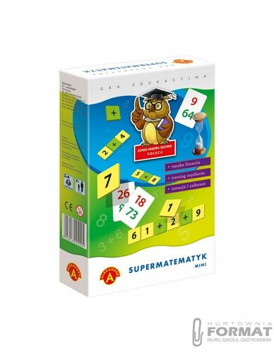 Gra edukacyjna Alexander mini Supermatematyk 2