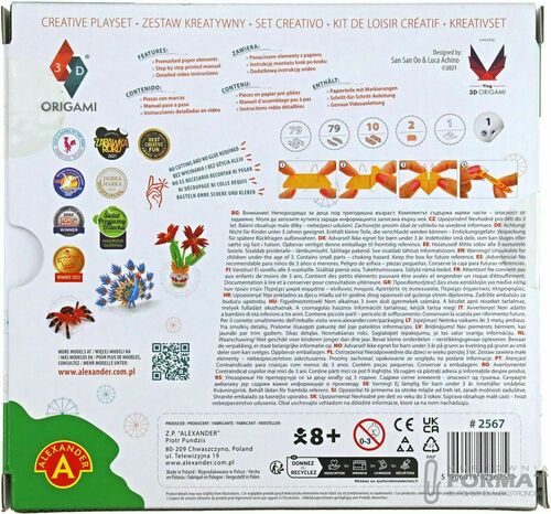 Alexander Origami 3D. Myszki 2
