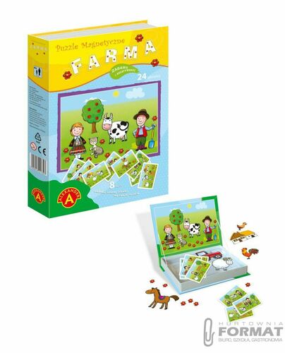 PUZZLE MAGNETYCZNE, UKŁADANKA - FARMA 2