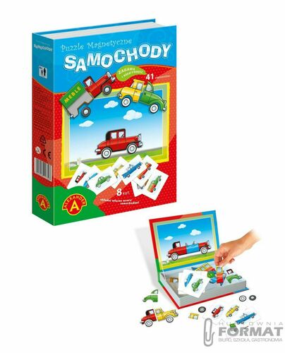PUZZLE MAGNETYCZNE, UKŁADANKA - SAMOCHODY 3