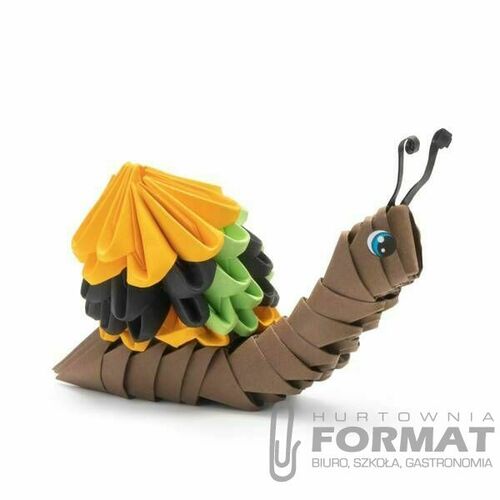 ORIGAMI 3D - ŚLIMAK / SNAIL  FSC MIX CREDIT 2