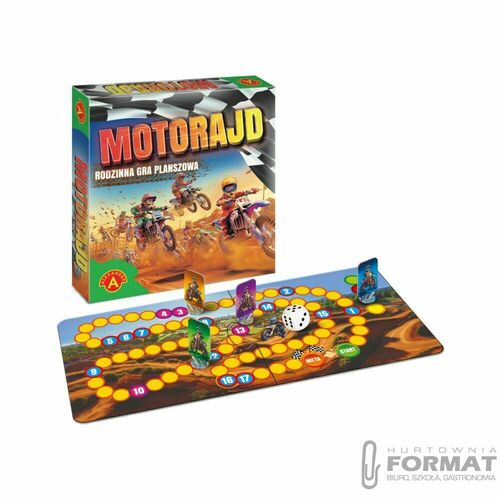 RODZINNA GRA PLANSZOWA - MOTORAJD 3