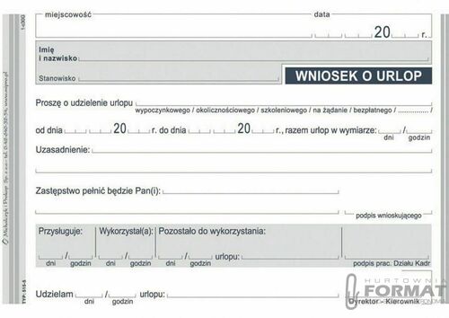 515-5 WNIOSEK O URLOP MIP 2