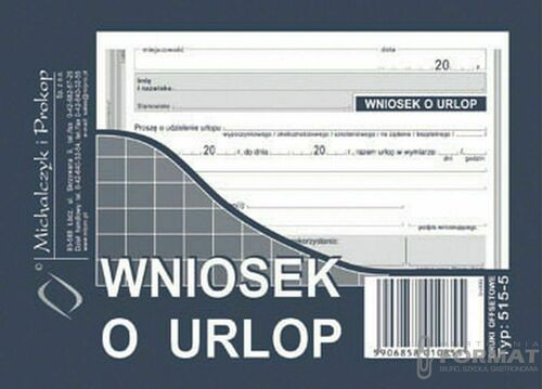 515-5 WNIOSEK O URLOP MIP 3