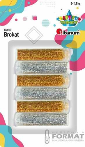 BROKAT SYPKI ZŁOTY/SREBRNY 6SZT 185002 3