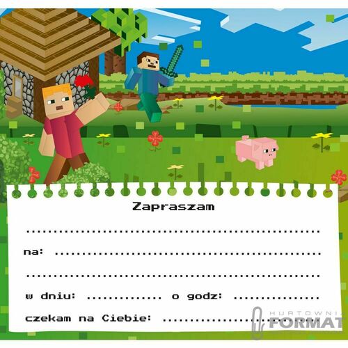 HENRY Zaproszenie Gra 2 (5szt) 2