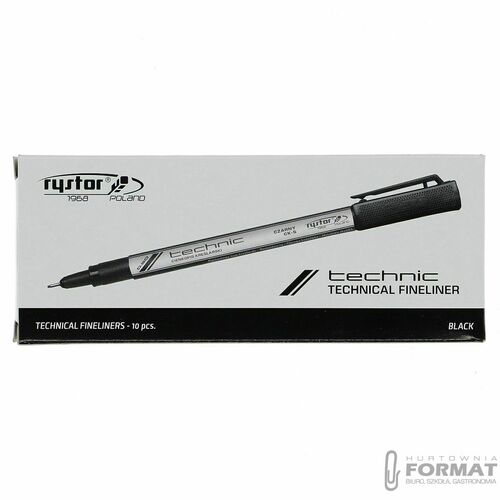 Cienkopis kreślarski Rystor Technic 0.4mm czarny 2