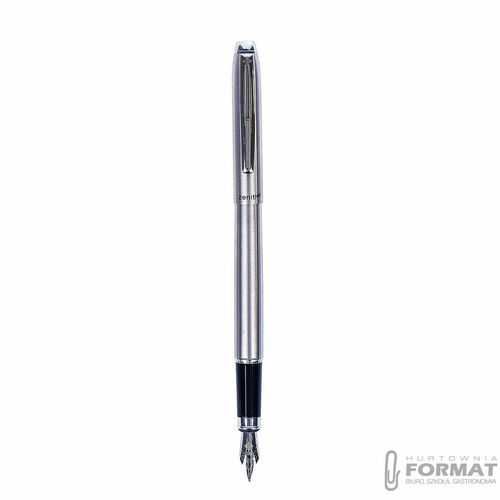 PIÓRO WIECZNE STALOWE SILVER ZENITH W ETUI 2