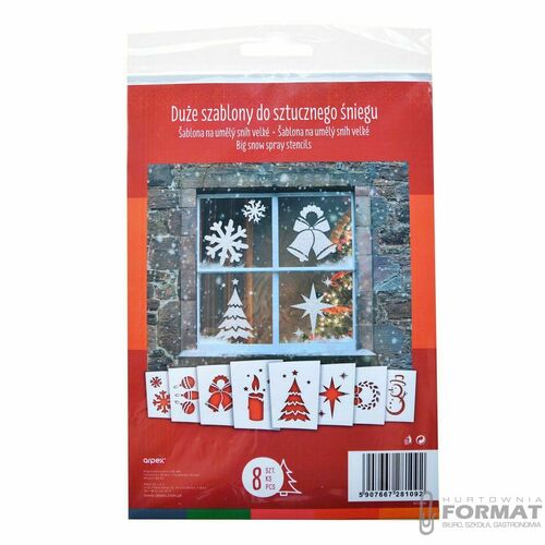 Sztuczny śnieg Arpex SZABLONY (BA 1092) 3