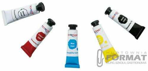 Farba tempera Keyroad kolor: mix 10ml 5 kolor. (KR971509) 2