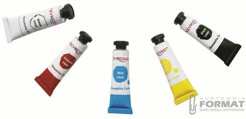 Farba tempera Keyroad kolor: mix 10ml 5 kolor. (KR971509) 3