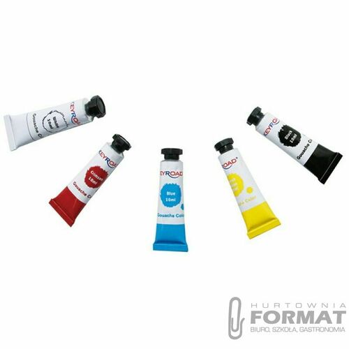 Farba tempera Keyroad kolor: mix 10ml 5 kolor. (KR971509) 4