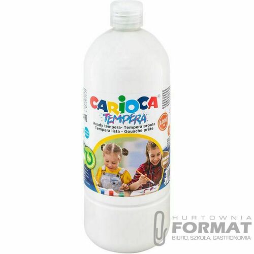Farba tempera Carioca kolor: biały 1000ml 1 kolor. 2