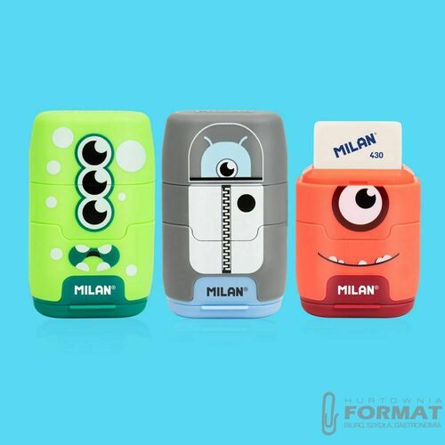 Temperówko-gumka Milan Compact Aliens (4703116AL) 2