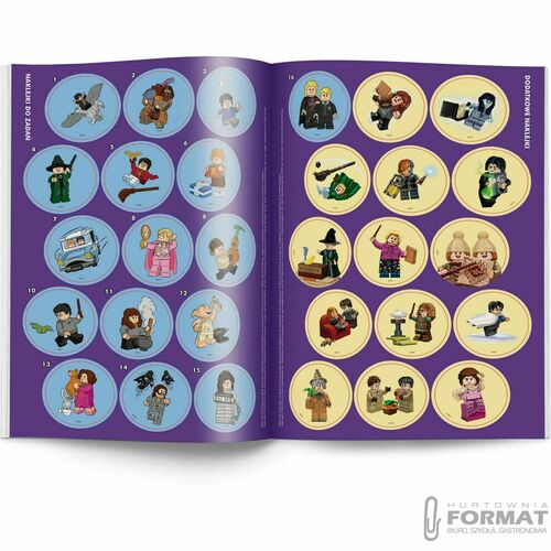 Kolorowanka z naklejkami LEGO Harry Potter NA-6402 3