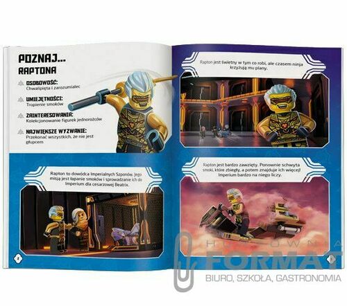 Książeczka edukacyjna Ameet LEGO® NINJAGO® Łowca smoków (KSS 1601) 2