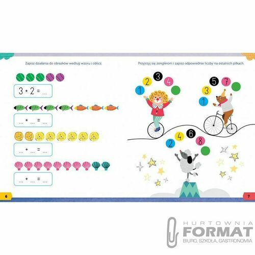 Książeczka edukacyjna Aksjomat Matematyka z pisakiem. Piszę i zmazuję od 7 lat 2