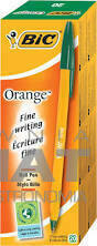 DŁUGOPIS BIC ORANGE ZIELONY 4