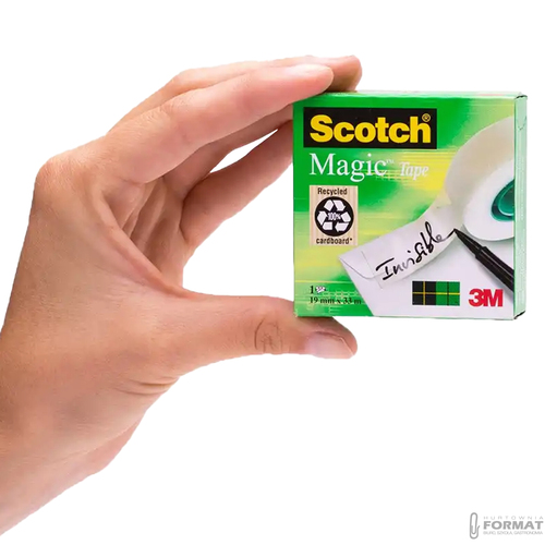 TAŚMA KLEJĄCA BIUROWA SCOTCH MAGIC MATOWA 19 mm X 33 m 4