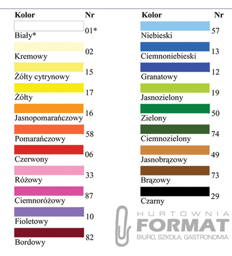 BRYSTOL A4 IRIS 185G KANARKOWY 10115 2