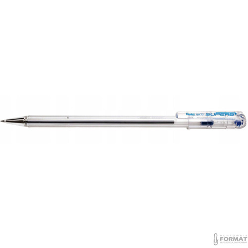 DŁUGOPIS PENTEL SUPERB BK77 0.7mm KOLOR NIEBIESKI ZE SKUWKĄ 8