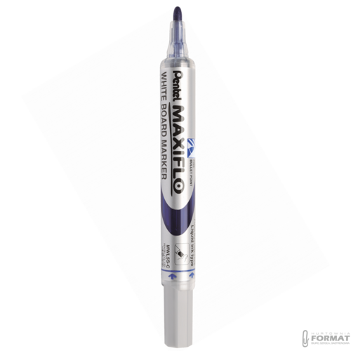 MARKER SUCHOŚCIERALNY PENTEL MAXIFLO NIEBIESKI MWL5S-C DO BIAŁYCH TABLIC 12