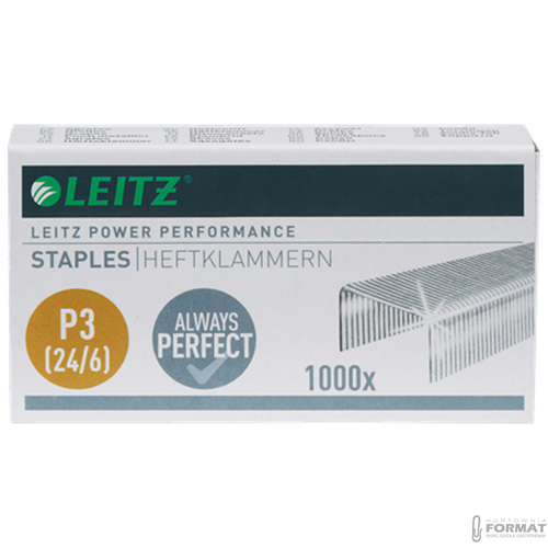 STALOWE ZSZYWKI BIUROWE P3 DO ZSZYWACZA 24 x 6 mm LEITZ 1000 szt. 9