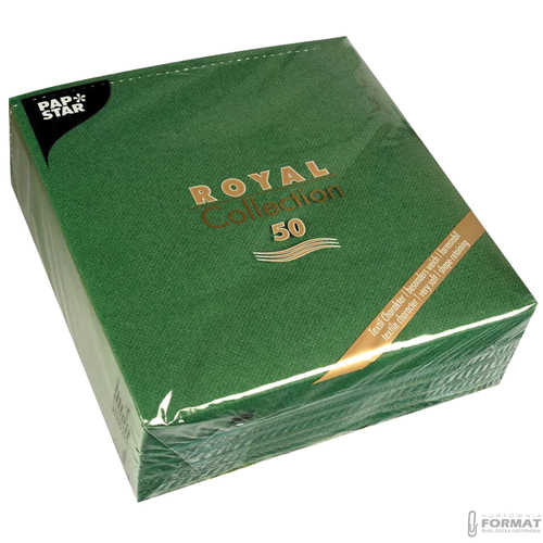 Serwetki 40 x 40 cm Royal 50sztuk Zielony ciemny 2