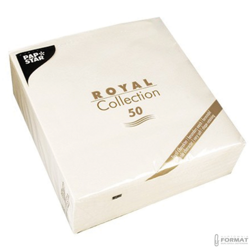 Serwetki 40 x 40 cm Royal 50sztuk Białe 2
